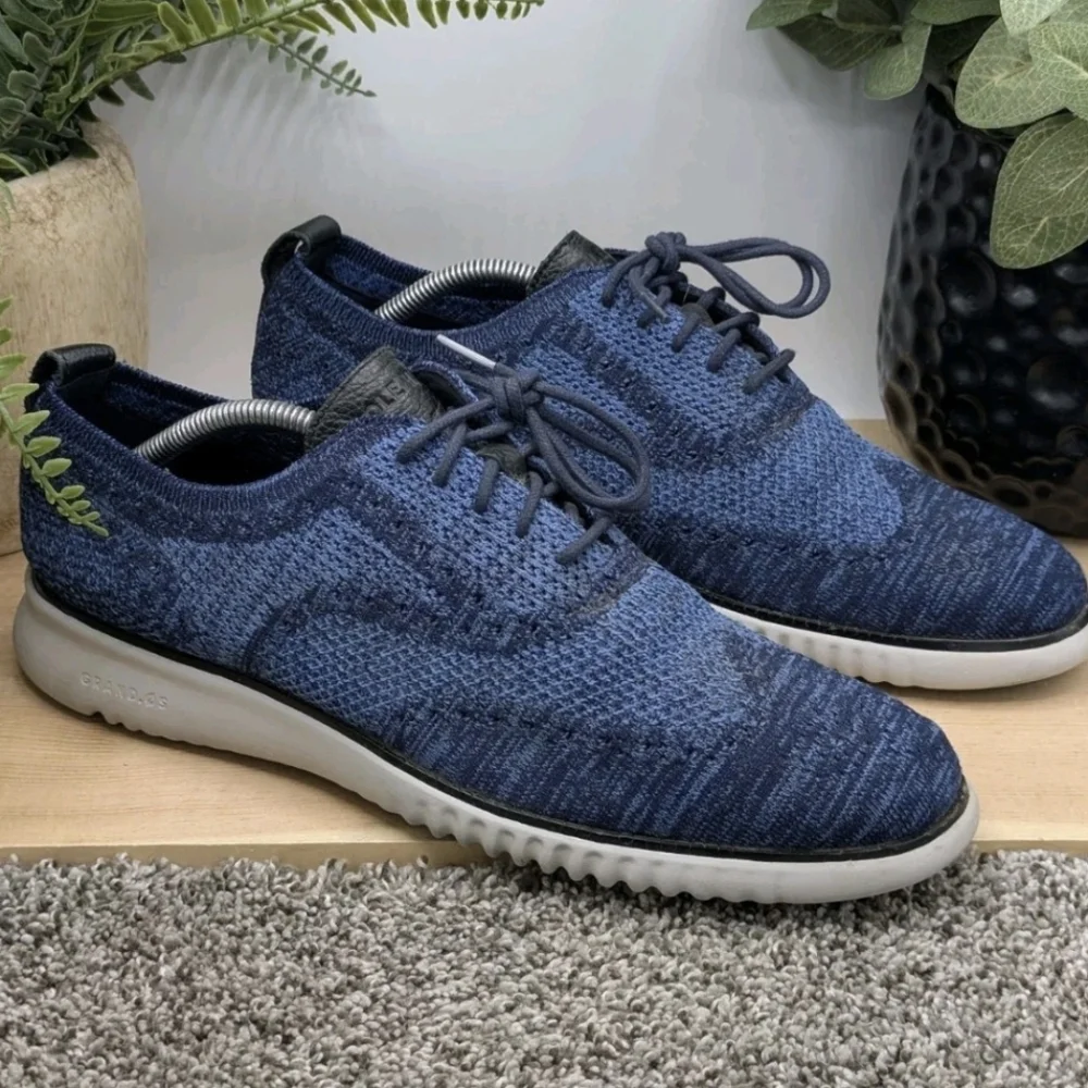 Cole Haan Mens Size 10.5M Zerogrand Flyknit Wingtip Casual Dress Work Shoes